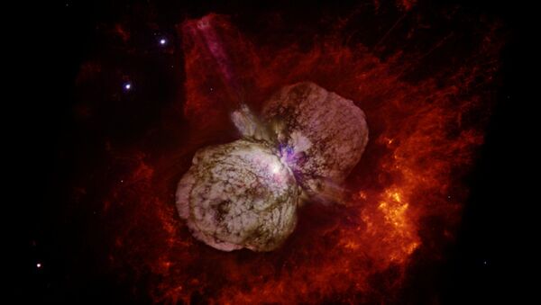 Eta Carinae, maior estrela da Via Láctea - Sputnik Brasil