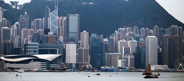 Hong Kong vista do mar. - Sputnik Brasil