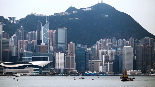 Hong Kong vista do mar. - Sputnik Brasil