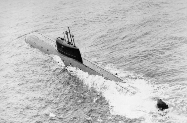 Submarino soviético K-278 Komsomolets - Sputnik Brasil