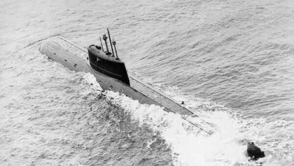 Submarino soviético K-278 Komsomolets - Sputnik Brasil