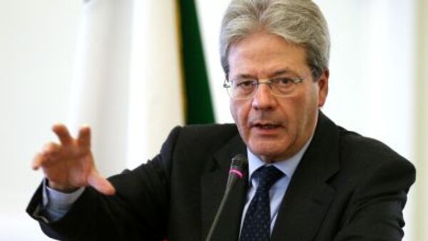 Ministro das Relações Exteriores da Itália, Paolo Gentiloni - Sputnik Brasil