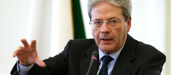 Ministro das Relações Exteriores da Itália, Paolo Gentiloni - Sputnik Brasil