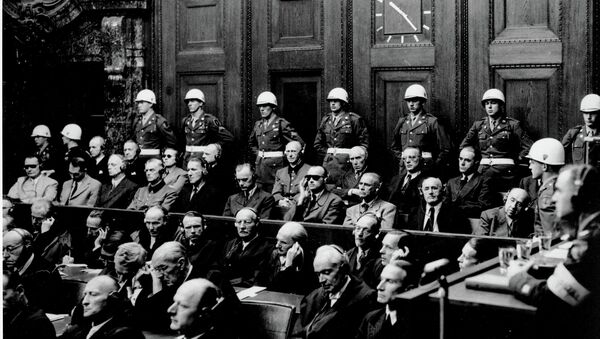 Foto de arquivo, 30 setembro de 1946, um dos processos de Guerra de Nuremberg - Sputnik Brasil