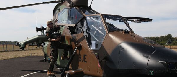 Helicóptero Airbus Tiger em Varsóvia, Polônia. - Sputnik Brasil