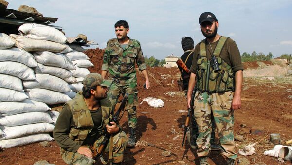 Soldados sírios na província de Daraa - Sputnik Brasil