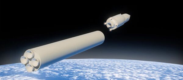 Representação gráfica dos sistemas de mísseis estratégicos russos com uma unidade de planejamento de cruzeiro hipersônico - Sputnik Brasil