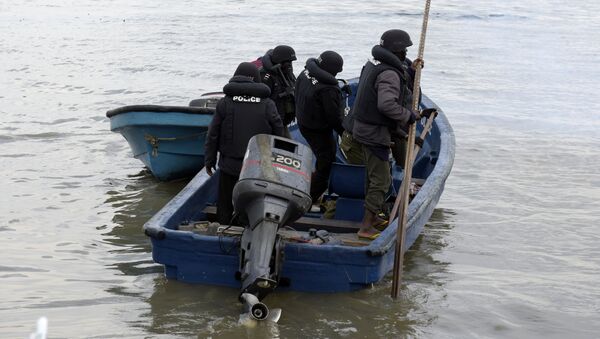 Marine police officers, Nigeria - Sputnik Brasil