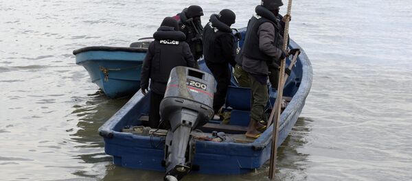 Marine police officers, Nigeria - Sputnik Brasil