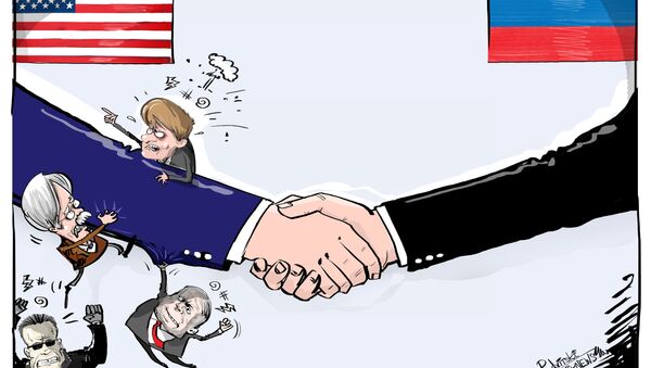 Apertar mão de Putin pode ser pesado demais para EUA - Sputnik Brasil