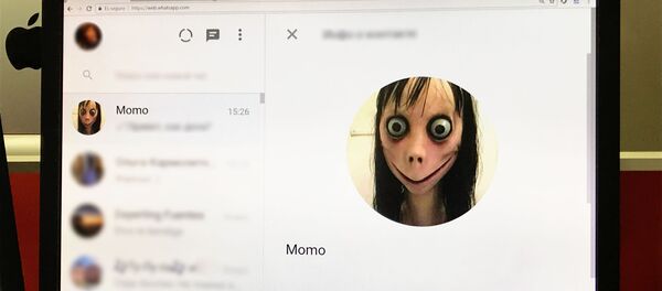 Conta 'Momo' no aplicativo de mensagens instantâneas WhatsApp - Sputnik Brasil