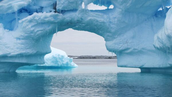 Icebergs da península Antártica - Sputnik Brasil