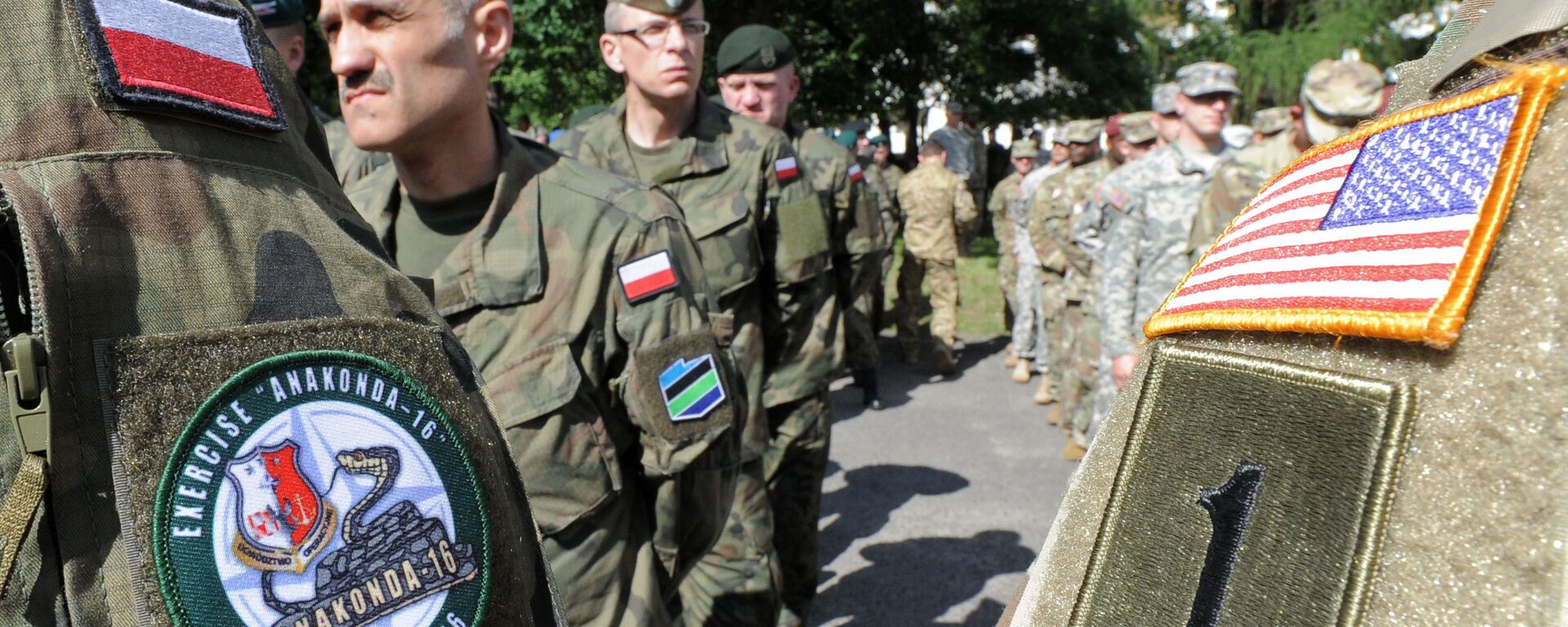 Exército polonês e norte-americano em exercícios Anaconda da OTAN na Polônia, em 6 de junho de 2016 (foto de arquivo) - Sputnik Brasil, 1920, 01.07.2025