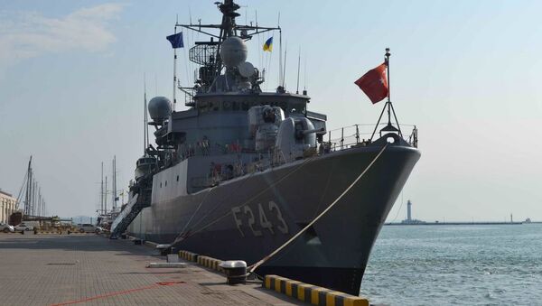 Navio do grupo permanente da OTAN no porto de Odessa - Sputnik Brasil