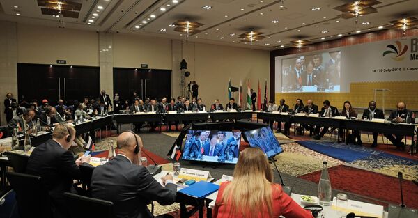 Fórum Midiático do BRICS, Cidade do Cabo (África do Sul),18-19 de julho - Sputnik Brasil
