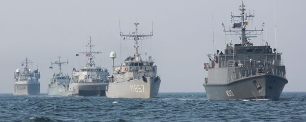 Navios da Noruega, Bélgica, Holanda e Estônia em destacamento da OTAN no Báltico - Sputnik Brasil
