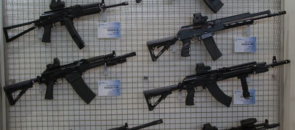 Armas russas em exposição - Sputnik Brasil