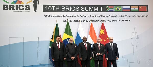Líderes do BRICS - Sputnik Brasil