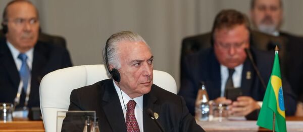 Michel Temer participa da 10ª Cúpula dos Brics - Sputnik Brasil
