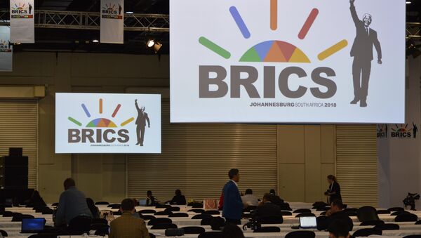 10ª cúpula do BRICS em Joanesburgo, África do Sul - Sputnik Brasil