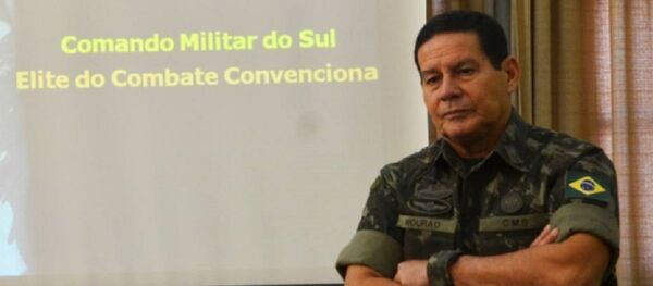 General da reserva, Antonio Hamilton Mourão. - Sputnik Brasil