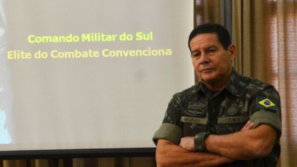 General da reserva, Antonio Hamilton Mourão. - Sputnik Brasil