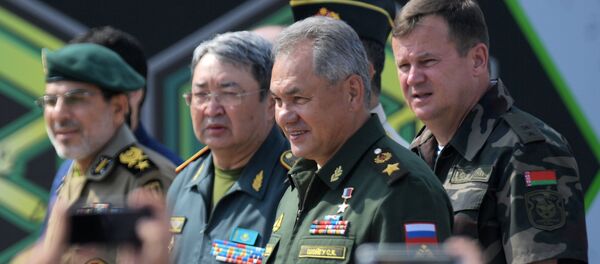 Abertura da competição de tanques durante jogos internacionais militares na Rússia. - Sputnik Brasil