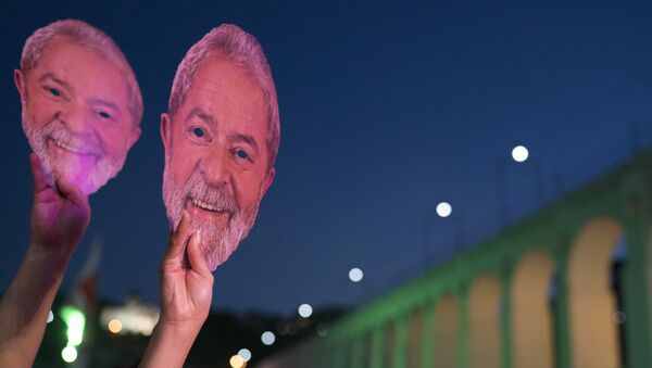 Show pela liberdade de Lula na Lapa, Rio de Janeiro. - Sputnik Brasil