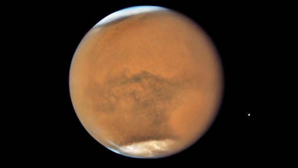 Imagem de Marte cptada pelo telescópio espacial Hubble pertencente à NASA - Sputnik Brasil