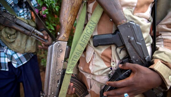 Militantes armados na cidade de Koui, República Centro-Africana, foto de arquivo - Sputnik Brasil