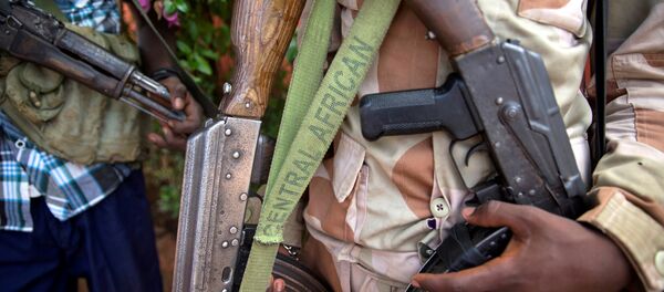 Militantes armados na cidade de Koui, República Centro-Africana, foto de arquivo - Sputnik Brasil