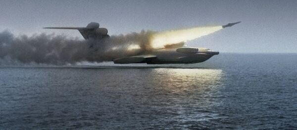 Ecranoplano soviético Lun - Sputnik Brasil