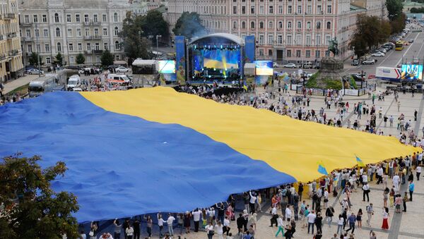 Celebração do Dia de Independência em Kiev - Sputnik Brasil
