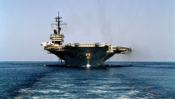 Porta-aviões USS America (foto de arquivo) - Sputnik Brasil