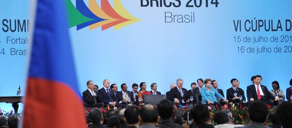 Reunião de cúpula do BRICS na cidade de Fortaleza, em julho de 2014 Reunião de cúpula do BRICS na cidade de Fortaleza, em julho de 2014 - Sputnik Brasil