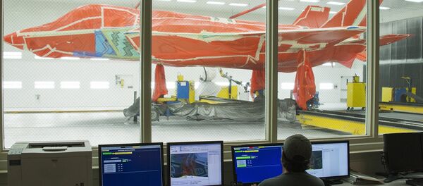 Caça F-35 nas instalações do Lockheed Martin no Texas - Sputnik Brasil