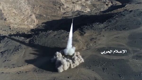 Força de mísseis do Iêmen Badr 1 - Sputnik Brasil