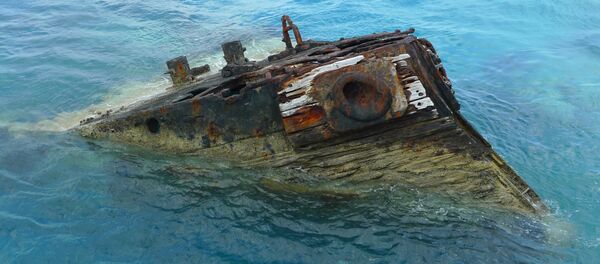 Navio afundando em Bermudas - Sputnik Brasil