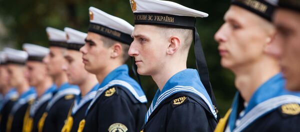 Efetivos da Marinha da Ucrânia - Sputnik Brasil