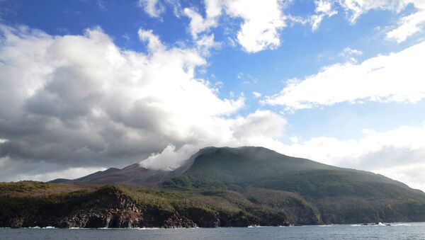 Ilha de Kuchinoerabu, em Kagoshima, sudeste do Japão. - Sputnik Brasil