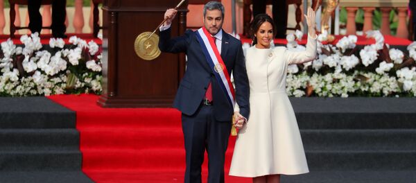 Presidente do Paraguai, Mario Abdo Benítez, toma posse em 15 de agosto de 2018 - Sputnik Brasil