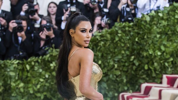 Celebridade estadunidense Kim Kardashian - Sputnik Brasil