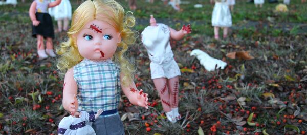 Bonecas de festa de Halloween (imagem referencial) - Sputnik Brasil