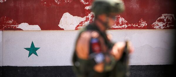 Soldado russo na Síria (arquivo) - Sputnik Brasil