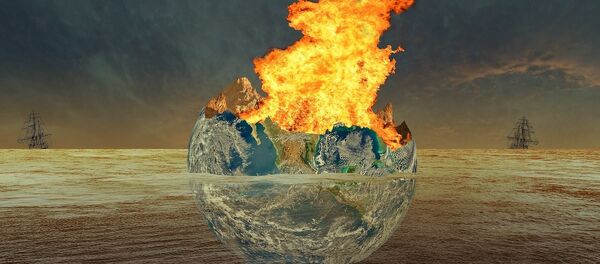 Terra destruída por uma catástrofe, visão artística (imagem referencial) - Sputnik Brasil