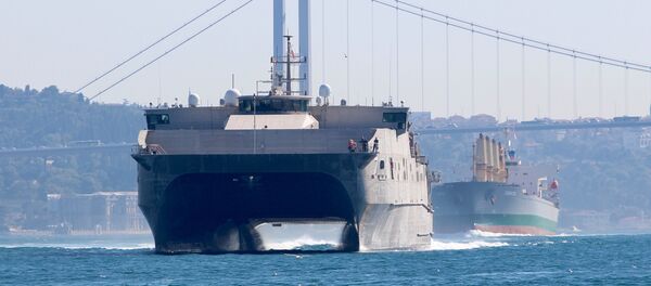 Navio de desembarque USNS Carson City da Marinha dos EUA - Sputnik Brasil