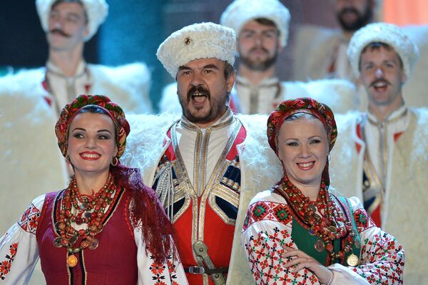 O Coro Cossaco de Kuban - Sputnik Brasil