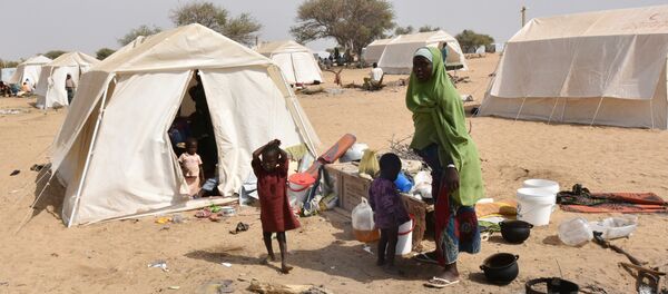 Campo de refugiados nigerianos em Baga Sola (Chade) - Sputnik Brasil