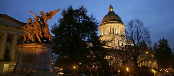 Prédio do Congresso dos EUA em Washington - Sputnik Brasil