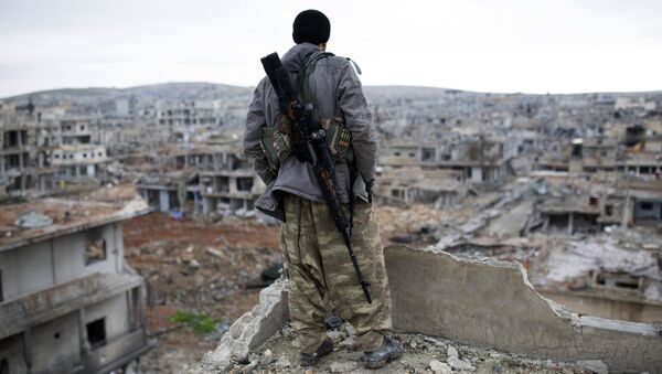 Kobane (Síria) devastada pelo Estado Islâmico - Sputnik Brasil